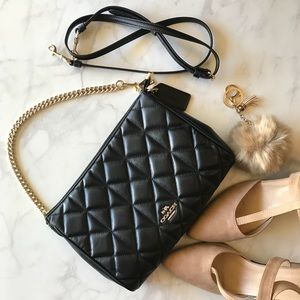 🎉ALMOST 60%OFF! Carrie Crossbody Quilted Leather